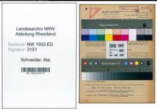 Entnazifizierung Ilse Schneider, geb. 21.04.1922 (Lehrerin)