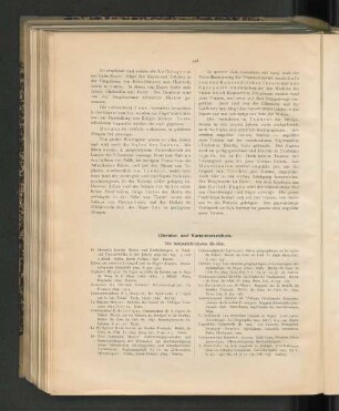 Literatur- und Kartenverzeichnis.