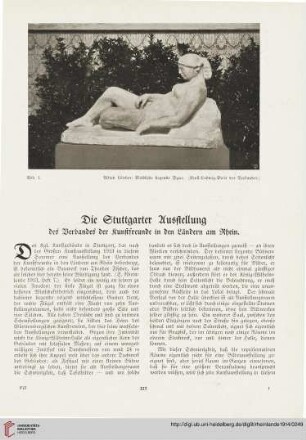 24: Die Stuttgarter Ausstellung des Verbandes der Kunstfreunde in den Ländern am Rhein