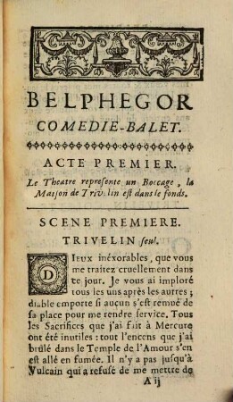 Belphegor : Comédie-Balet