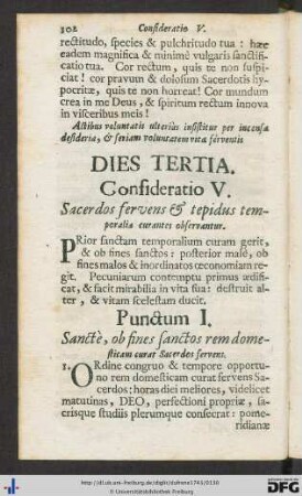 Dies Tertia.
