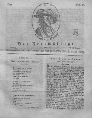 Nro. 17., Dienstag, den 24. Januar 1809