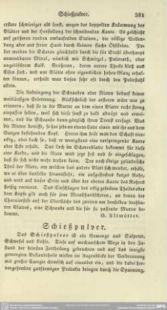 Schießpulver