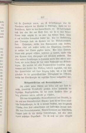 Kriegsministerium und Generaladjutantur.