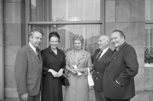 Besuch der Eheleute Dr. Theodor Hirsch aus Amerika in ihrer Heimatstadt Karlsruhe