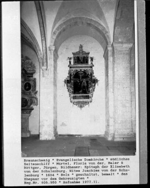 Epitaph der Elisabeth von der Schulenburg, Witwe Joachims von der Schulenburg