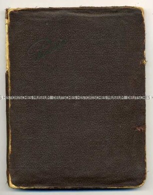 Poesiealbum eines jüdischen Mädchens aus Berlin mit Einträgen in deutscher und englischer Sprache