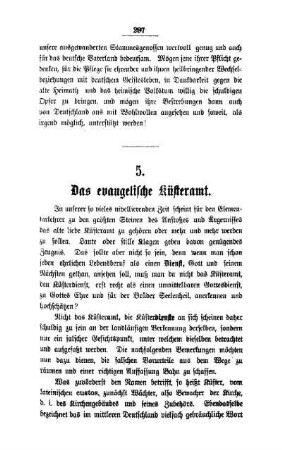 Das evangelische Küsteramt