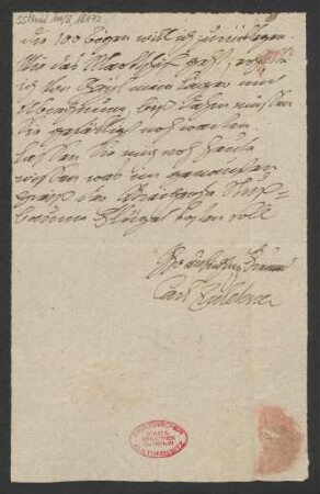 Brief an B. Schott's Söhne : 20.01.1820