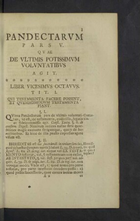 Liber Vicesimus Octavus.
