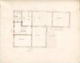 Hildebrand, Adolf von; Tegernsee; Landhaus Konrad Fiedler - Grundriss