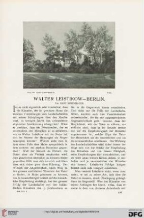 Walter Leistikow - Berlin