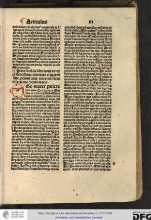 Pars secunda libri noni de excellentissima charitate erga nos sive proximum atque materna sancta dilectione beate Marie.
