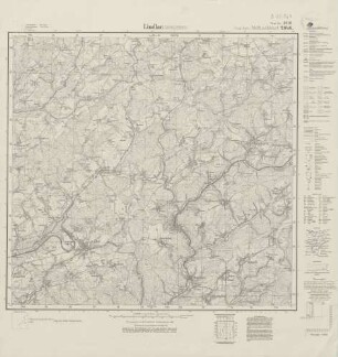 4910 (alte Nr.: 2846) Lindlar, Meßtischblatt (4cm - Karte)