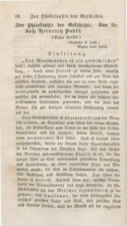 98-163 Zur Philosophie der Geschichte