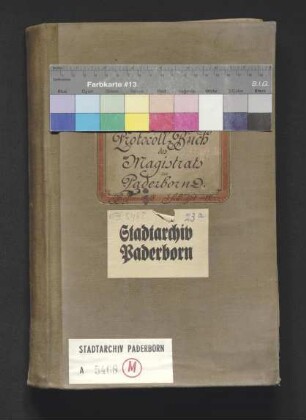 Protokollbuch des Magistrats 29.11.1887 Beginn