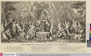 Feste de BACCHUS, celebrée par des Satyres et des Bacchantes