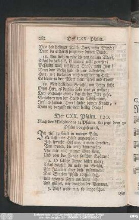 Der CXX. Pslam. 120.