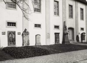Weimar, Am Jakobskirchhof. Jakobskirche (Neubau 1713, J. Mützel). Südseite