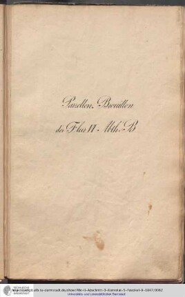 Parzellen-Brouillon Heusenstamm Flur VI Abt.B