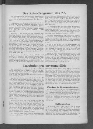 Umschulungen unvermeidlich