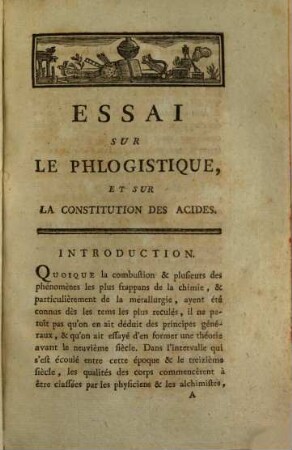Essai Sur Le Phlogistique, Et Sur La Constitution Des Acides