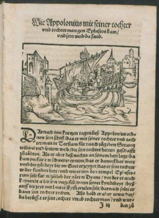 Wie Appolonius mit seiner tochter und tochterman gen Epheseos kam...