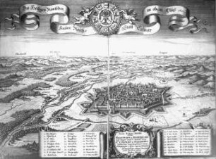 Colmar, Ansicht von Colmar, Topogr. Alsatiae; Merian, Matthäus