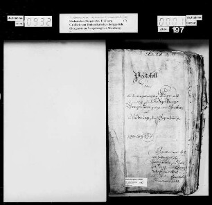 Protokoll zum Gegenbuch über untergebrachte Kuxe auf sämtlichen Gruben