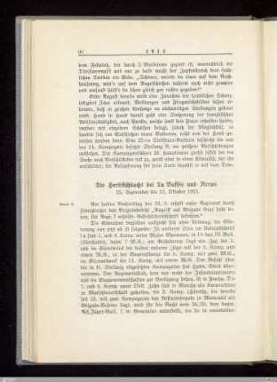Die Herbstschlacht bei La Bassée und Arras