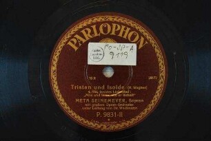 Tristan und Isolde : 4. Akt, Isoldes Liebestod: "Mild und leise, wie er lächelt" / (R. Wagner)