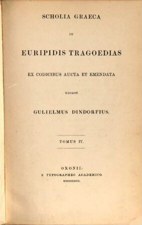 Scholia Graeca in Euripidis tragoedias. 4