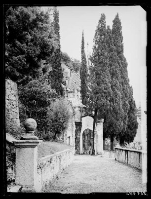 Morcote, Friedhofseingang
