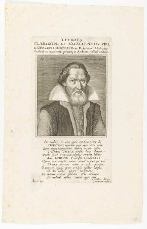 Bildnis des Gregorius Horstius