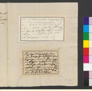 Brief von Sachsen-Weimar-Eisenach, Karl Friedrich Erbgroßherzog von an Goethe, Johann Wolfgang von