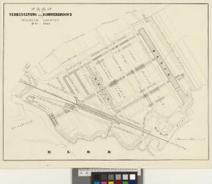 Plan zur Verbesserung des Hammerbrooks 1841-1844
