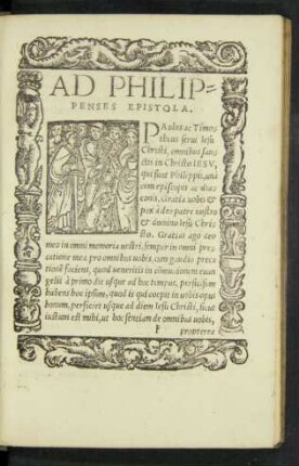 Ad Philippenses Epistola.