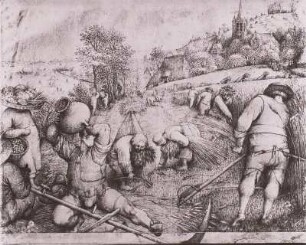 Brueghel, P. d.Ä., Der Sommer (Getreideernte), 1568