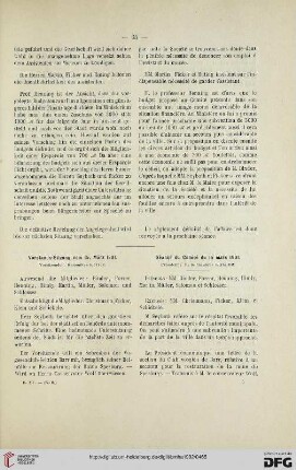 Vorstands-Sitzung am 15. März 1901 / Séance du Comité du 15 mars 1901