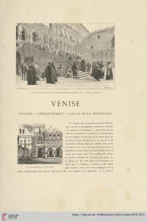 Venice Origine - Développement - Chute De La République