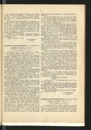 Fünfzehnte ordentliche Versammlung vom 2. Dezember 1882