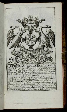 Herr Ioann Maria Rudolph[...]