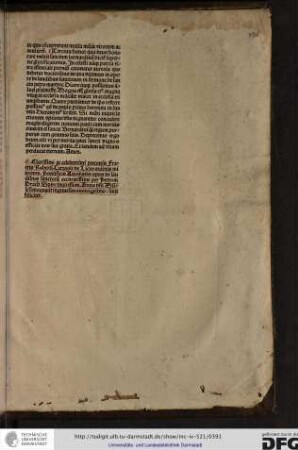 Clarissimi ac celeberrimi preconis fratris Roberti Carazoli de Litio, ordinis Minorum, pontificis Aquinatis opus de laudibus sanctorum accurantissime per Petrum Drach Spire impressum anno domini Millesimoquadringentesimononagesimo finit feliciter.