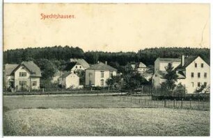 Spechtshausen. Blick auf Spechtshausen