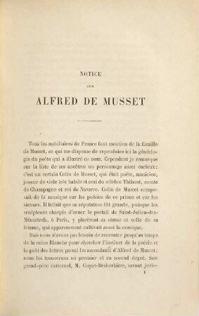 Oeuvres complètes de Alfred de Musset : édition ornée de 28 gravures d'après les dessins de M. Bida, d'un portrait gravé par M. Flameng d'après l'original de M. Landelle et accompagnée d'une notice sur Alfred de Musset par son frère, X