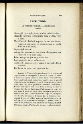 Prima Tribù. Le Pernici-Piccioni. - Alectrides.