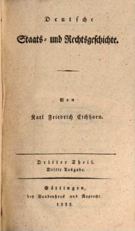 Deutsche Staats- und Rechtsgeschichte, 3