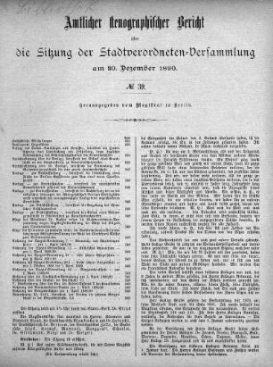 No. 39, 30. Dezember 1890