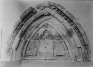 Tympanon mit der Verkündigung an Maria