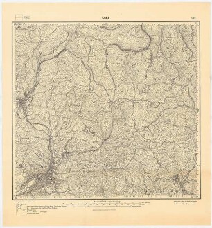 Messtischkarte von Suhl Zum Projekt gehörend: Hermann Jansen: Messtischkarte, Teilblatt 3119 (Suhl) 1:25000